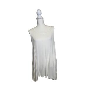 Logo Layers Women's White‎ XL Knit Tank